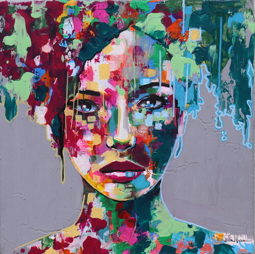 keep happy mood de Donatella Marraoni, Pintura a la venta en Singulart