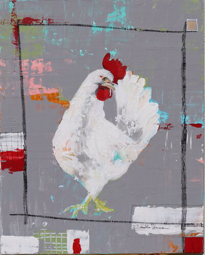 colpo di becco by Donatella Marraoni, Painting for Sale on Singulart