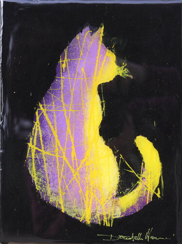 ape pop yellow par Donatella Marraoni, Peinture en vente sur Singulart