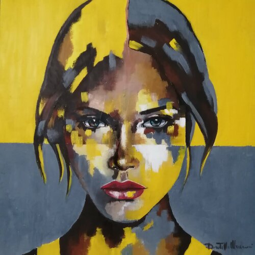 portrait XIII par Donatella Marraoni, Peinture en vente sur Singulart