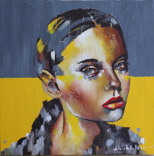 portrait IV par Donatella Marraoni, Peinture en vente sur Singulart
