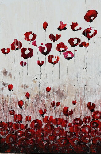 Love is  in the air II di Donatella Marraoni, Pittura in vendita su Singulart