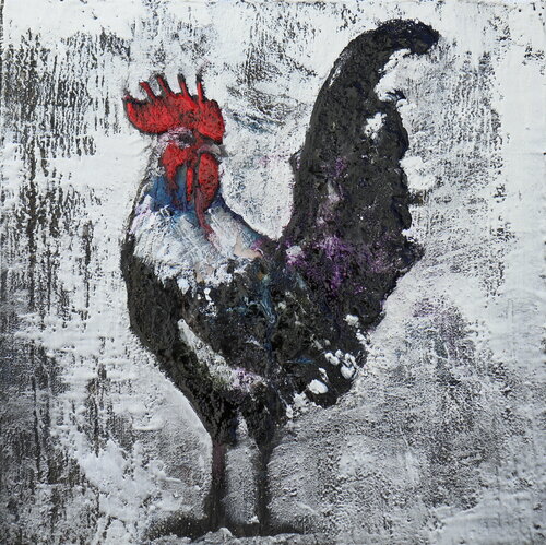 Gallo..my memories II par Donatella Marraoni, Peinture en vente sur Singulart