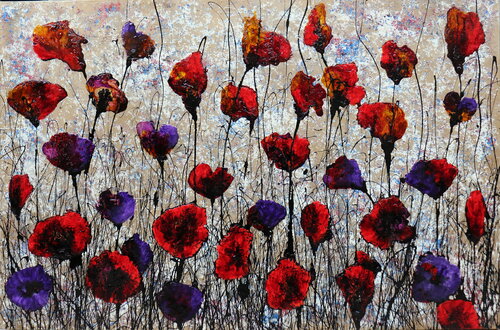 Love Buzz di Donatella Marraoni, Pittura in vendita su Singulart