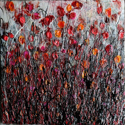 poppies and feelings II par Donatella Marraoni, Peinture en vente sur Singulart