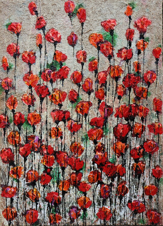 Red on fire Donatella Marraoni