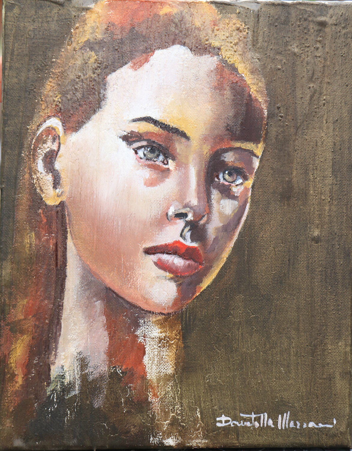 Sorry Seems To Be The Hardest Word Donatella Marraoni Originalgemälde zu verkaufen
