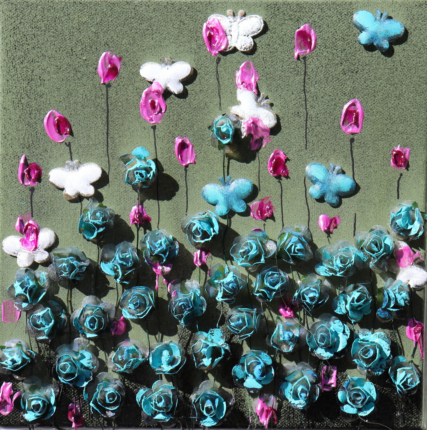happy garden and butterfly Donatella Marraoni