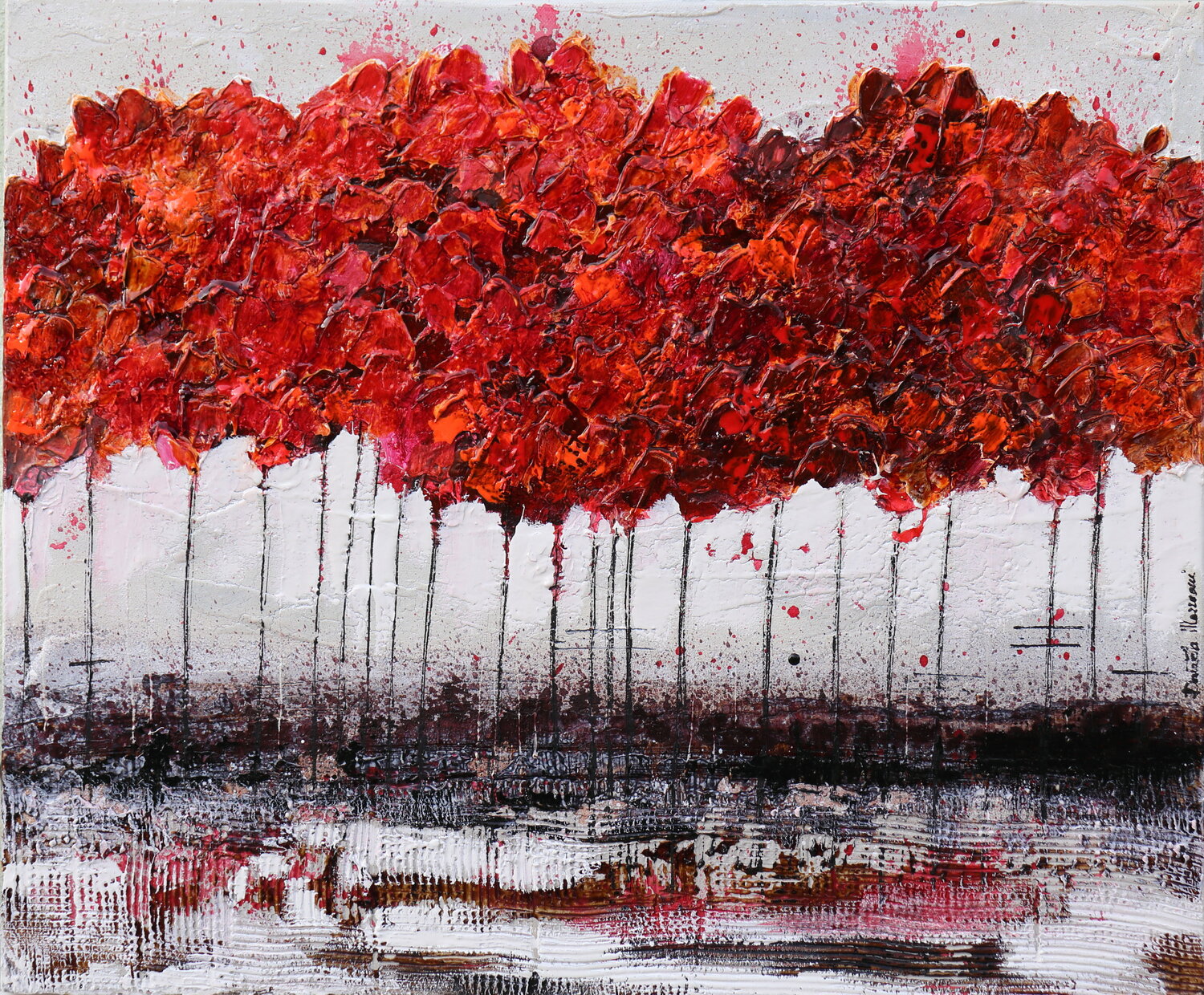 Red tree Donatella Marraoni