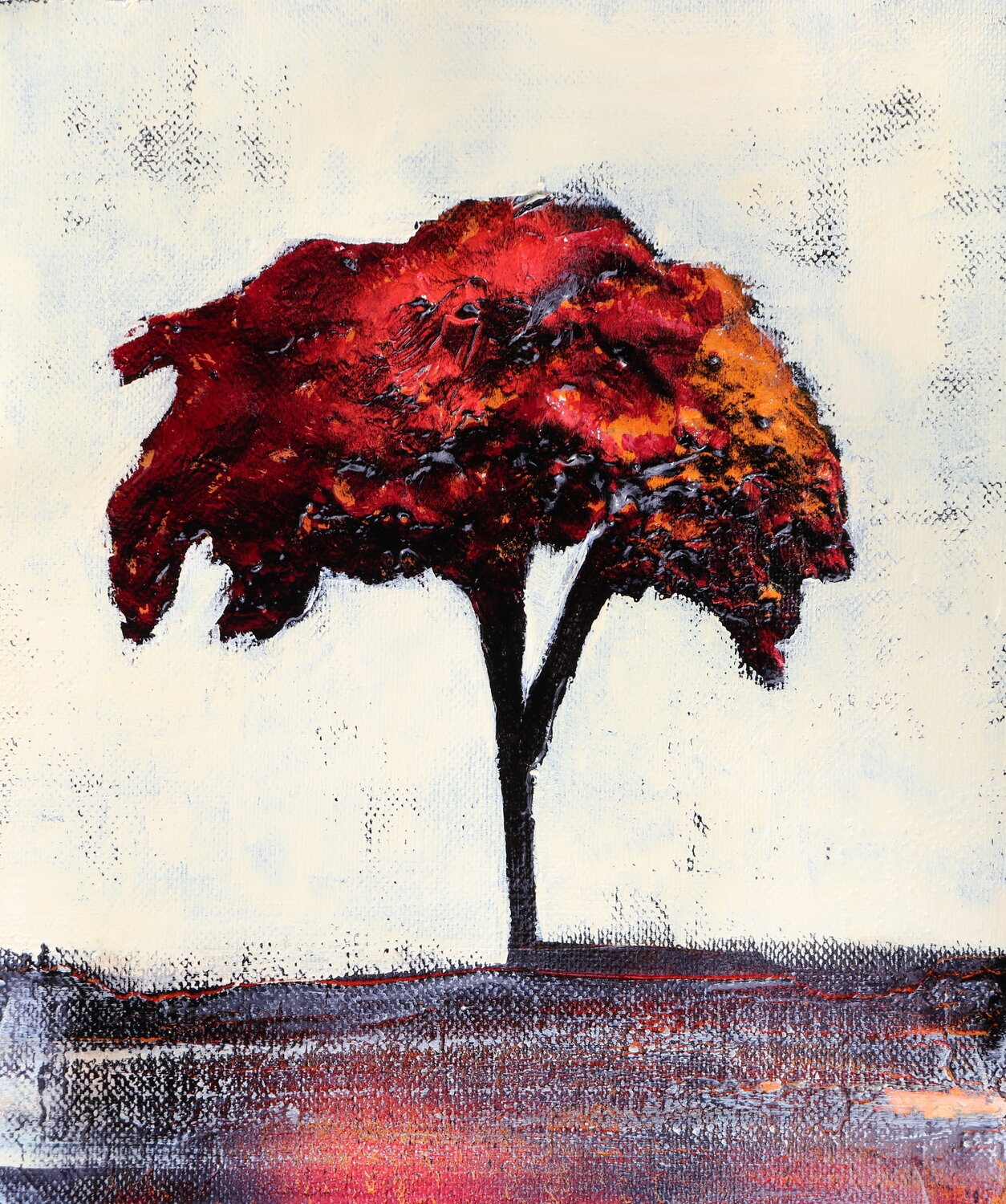 red tree Donatella Marraoni