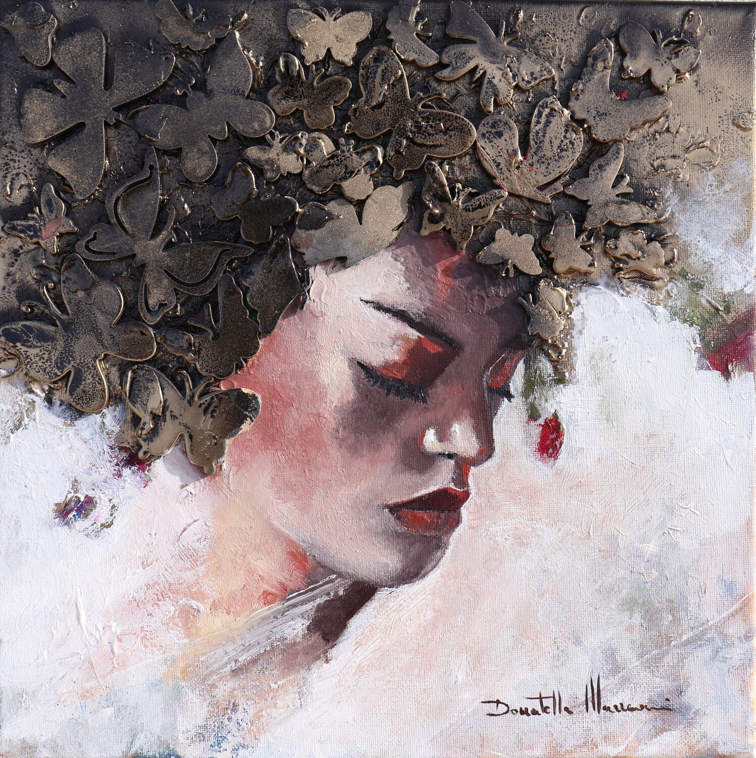 Butterfly woman Donatella Marraoni