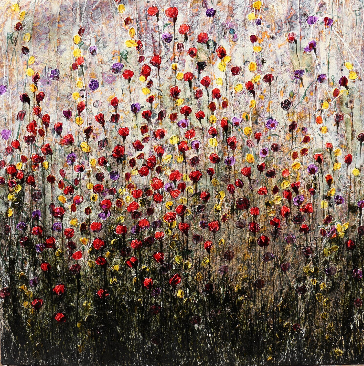 Purple Poppies and passion Donatella Marraoni