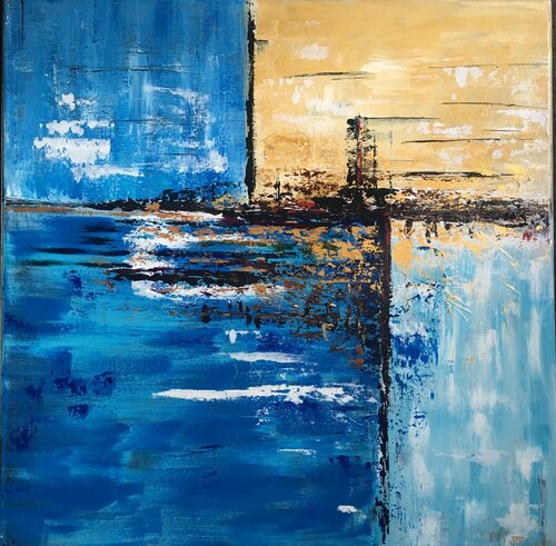 HOTEL DE LA PLAGE di Françoise Augustine, Pittura in vendita su Singulart