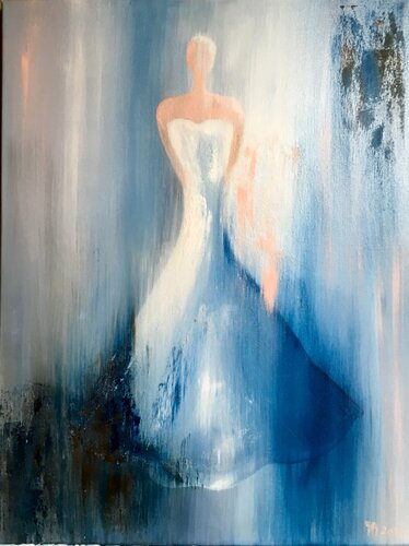 LA DAME BLANCHE de Françoise Augustine, Pintura a la venta en Singulart