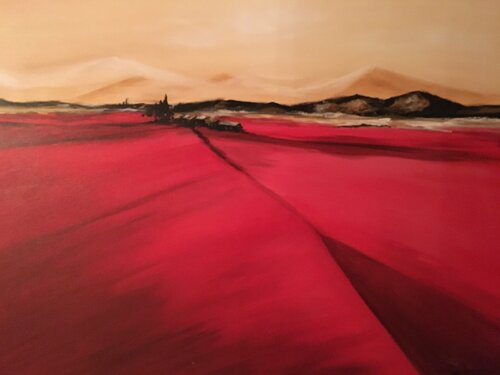 LE DESERT par Françoise Augustine, Peinture en vente sur Singulart