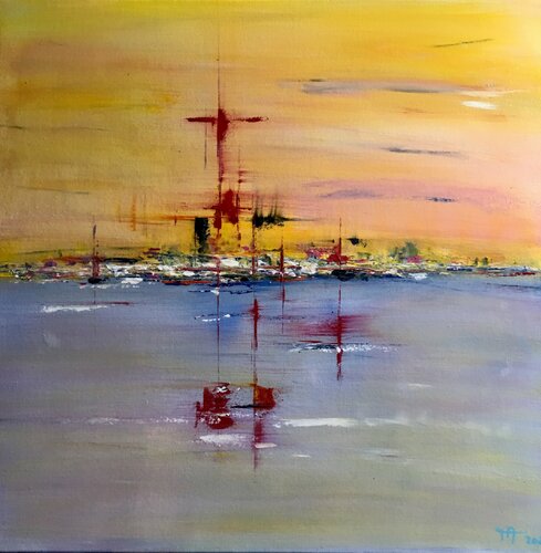 LE GRAND PAVOIS von Françoise Augustine, Malerei kaufen auf Singulart