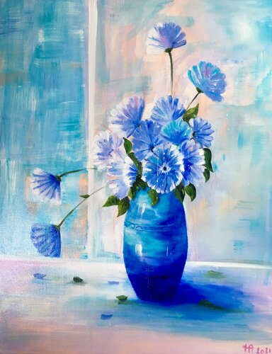 SERENITE VENDU van Françoise Augustine, Schilderij te koop op Singulart