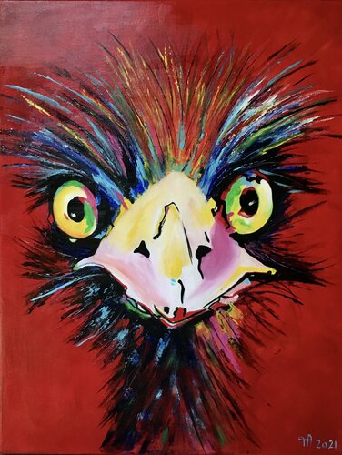 BEEP BEEP by Françoise Augustine, Painting for Sale on Singulart