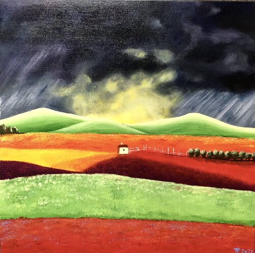 UN JOUR di Françoise Augustine, Pittura in vendita su Singulart