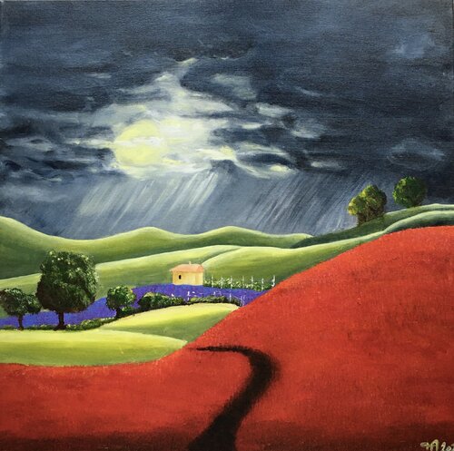 Août by Françoise Augustine, Painting for Sale on Singulart