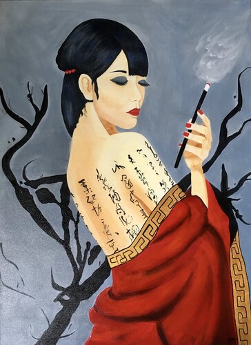 KIKUNO by Françoise Augustine, Painting for Sale on Singulart