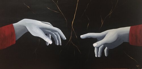 LA MAIN DE DIEU di Françoise Augustine, Pittura in vendita su Singulart