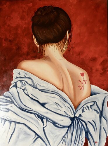 ATTENDRE LA NUIT van Françoise Augustine, Schilderij te koop op Singulart