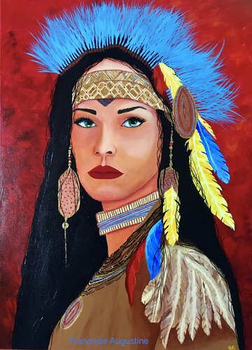 SACHEEN by Françoise Augustine, Painting for Sale on Singulart