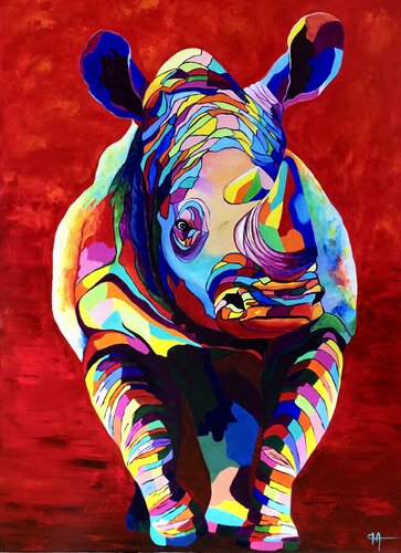 JOGI van Françoise Augustine, Schilderij te koop op Singulart