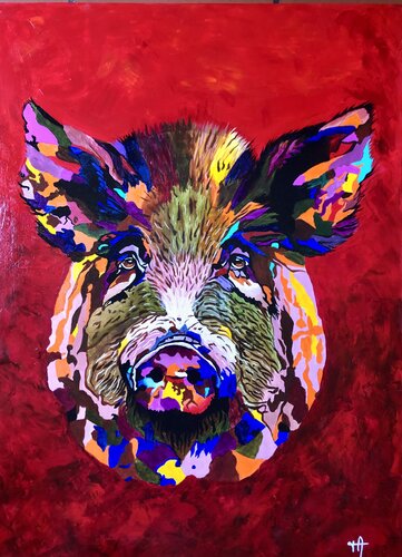 RILLETTE van Françoise Augustine, Schilderij te koop op Singulart