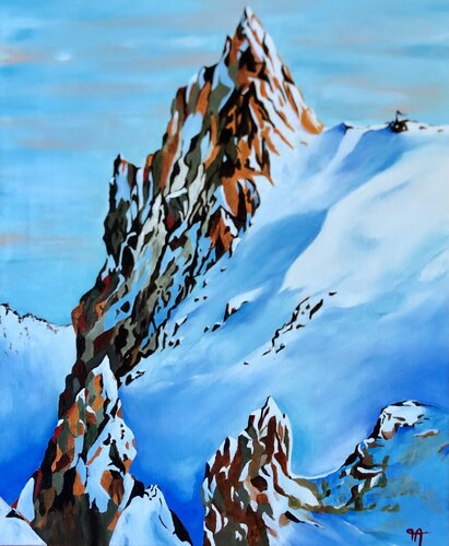 Aiguille verte di Françoise Augustine, Pittura in vendita su Singulart