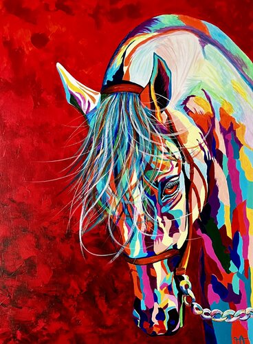 GOLD DANCE by Françoise Augustine, Painting for Sale on Singulart