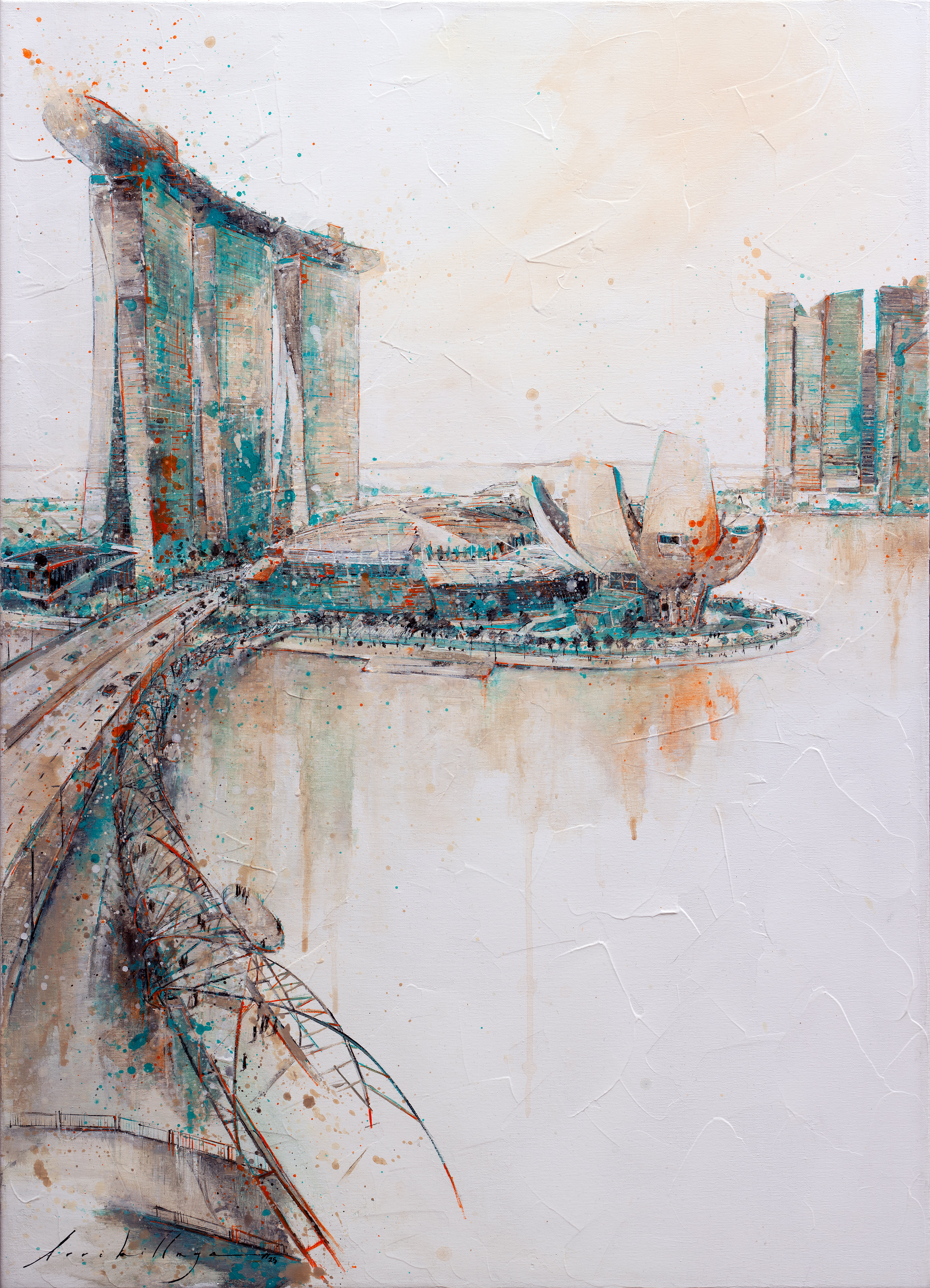 Argomento Singapore Dipinti