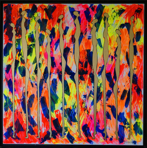 Nématoïdes 15 van Delphine Dessein, Schilderij te koop op Singulart