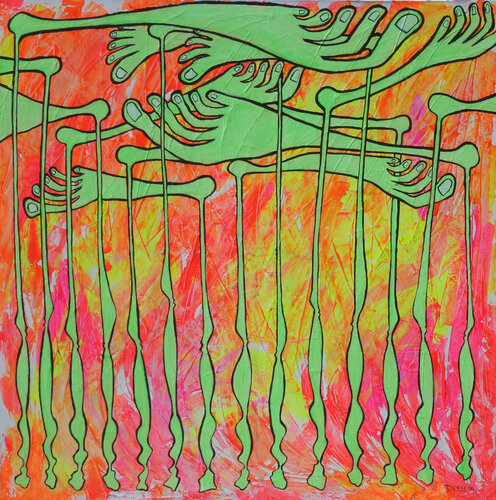 Sciapoïdes a4 von Delphine Dessein, Malerei kaufen auf Singulart