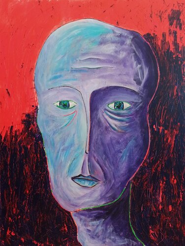 Autoportrait von Delphine Dessein, Malerei kaufen auf Singulart