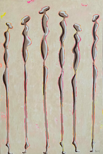 Nématoïdes 27 by Delphine Dessein, Painting for Sale on Singulart