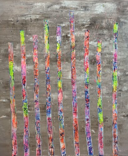 Libération 21 b di Delphine Dessein, Pittura in vendita su Singulart