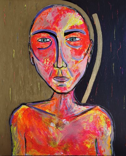 Autoportrait by Delphine Dessein, Painting for Sale on Singulart