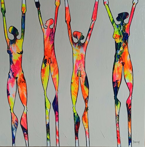 Effervescence 2 van Delphine Dessein, Schilderij te koop op Singulart