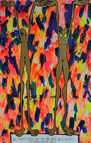 Liberté Chérie 2 von Delphine Dessein, Malerei kaufen auf Singulart