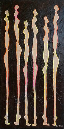 Nématoïdes (18) van Delphine Dessein, Schilderij te koop op Singulart