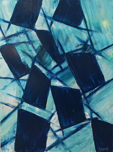 Abstraction 5 by Delphine Dessein, Painting for Sale on Singulart