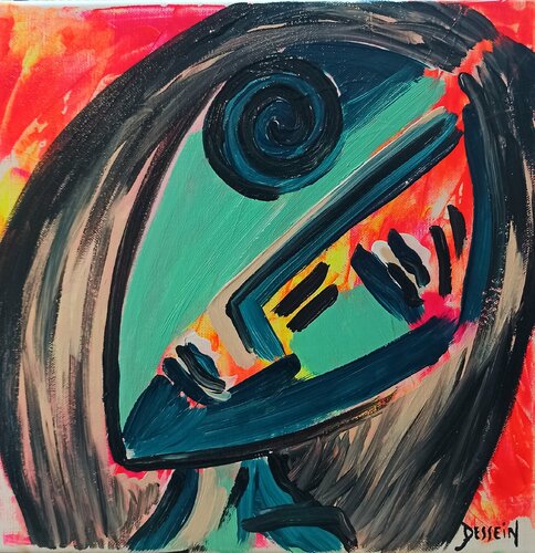 Inadapté (2) von Delphine Dessein, Malerei kaufen auf Singulart