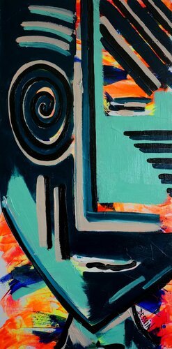 Inadapté (6) di Delphine Dessein, Pittura in vendita su Singulart