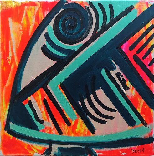 Inadapté (5) von Delphine Dessein, Malerei kaufen auf Singulart