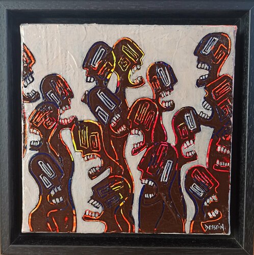 Nematoides des plaines (12) by Delphine Dessein, Painting for Sale on Singulart