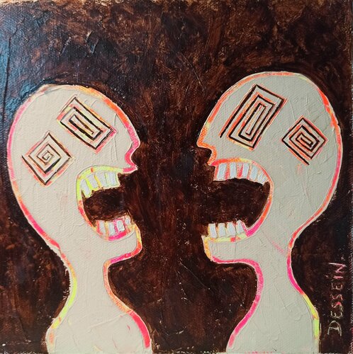 Nématoïdes des plaines by Delphine Dessein, Painting for Sale on Singulart