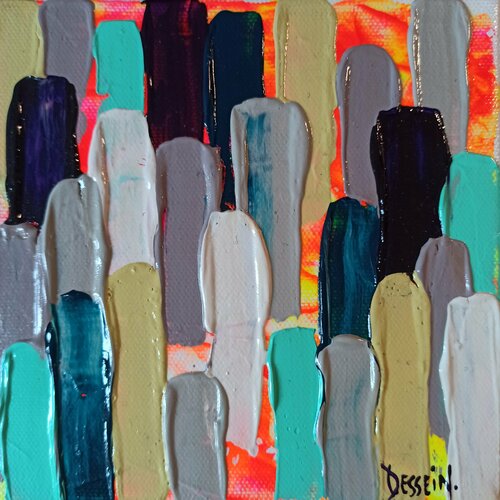 Pluie de liberté (9) von Delphine Dessein, Malerei kaufen auf Singulart