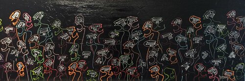 Nématoïdes des plaines 22 von Delphine Dessein, Malerei kaufen auf Singulart